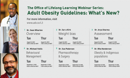 The 2020 Canadian Adult Obesity Guidelines Are Published Today!  Webinar Series