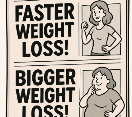 Headlines: is faster and greater weight loss a good thing?