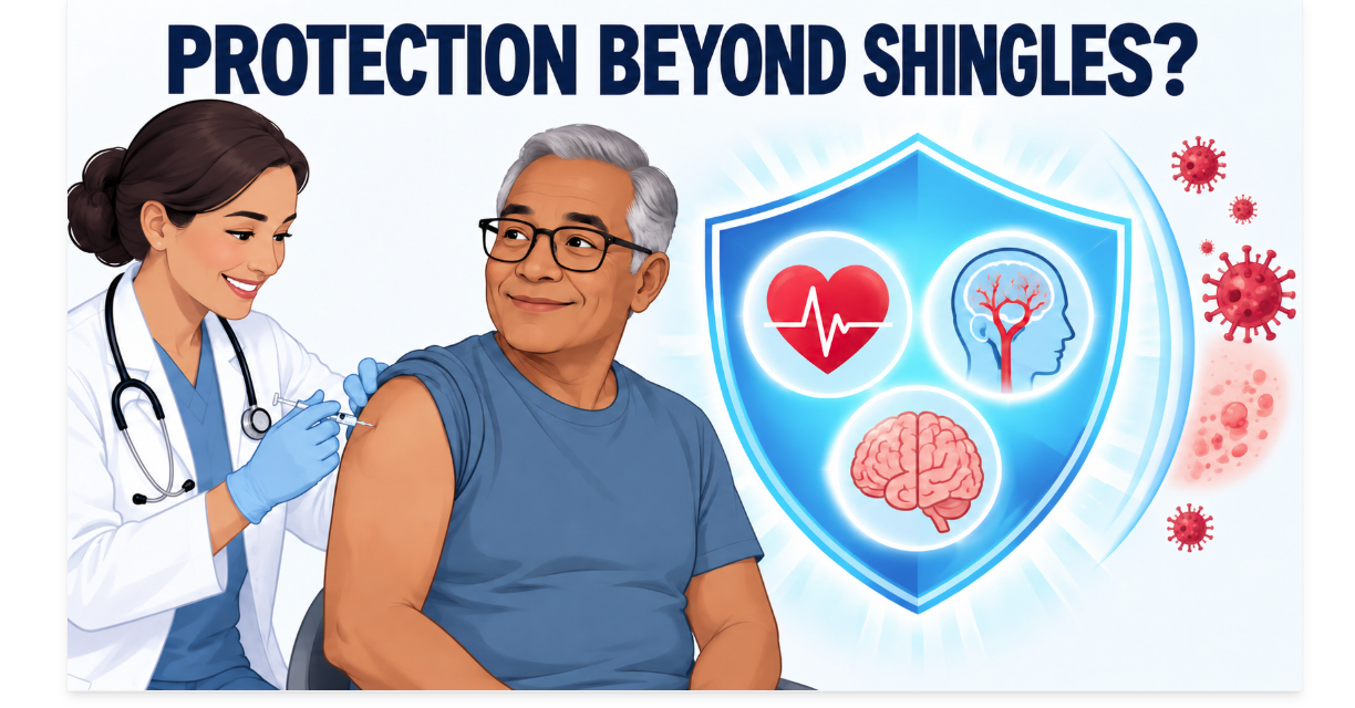 Could the shingles vaccine decrease risk of heart attack, stroke, and even dementia?